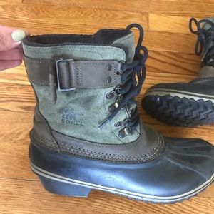 Sorel winter fancy lace-up cold weather boots